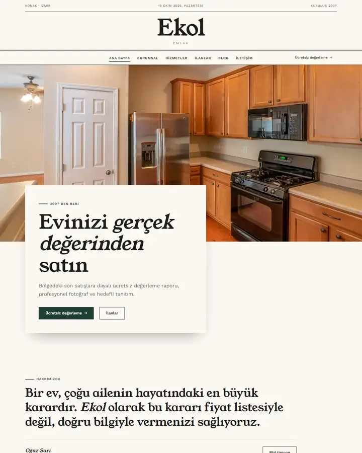 Tema 14 – Editoryal Dergi tasarım önizlemesi