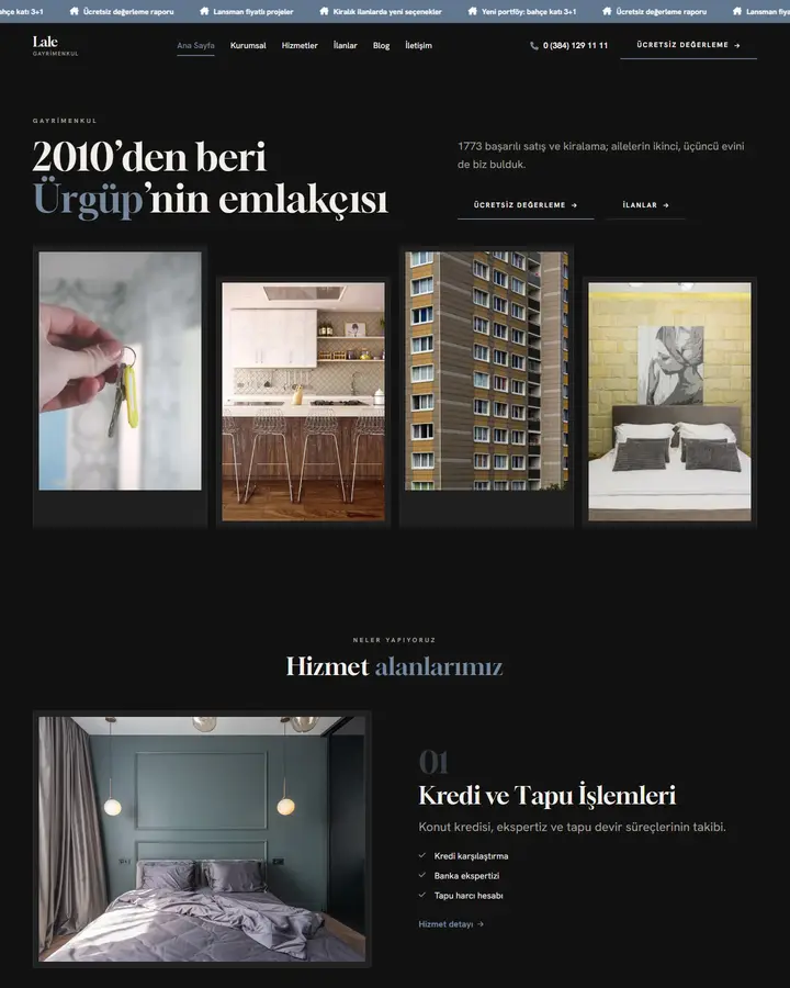 Tema 20 – Lüks & Zarif tasarım önizlemesi
