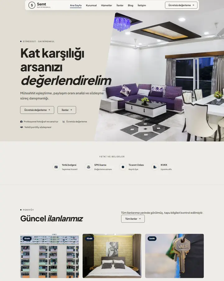 Tema 24 – Minimal tasarım önizlemesi