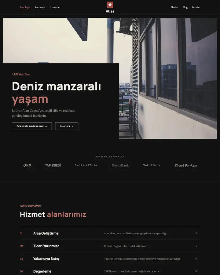 Tema 40 – Lüks & Zarif tasarım önizlemesi